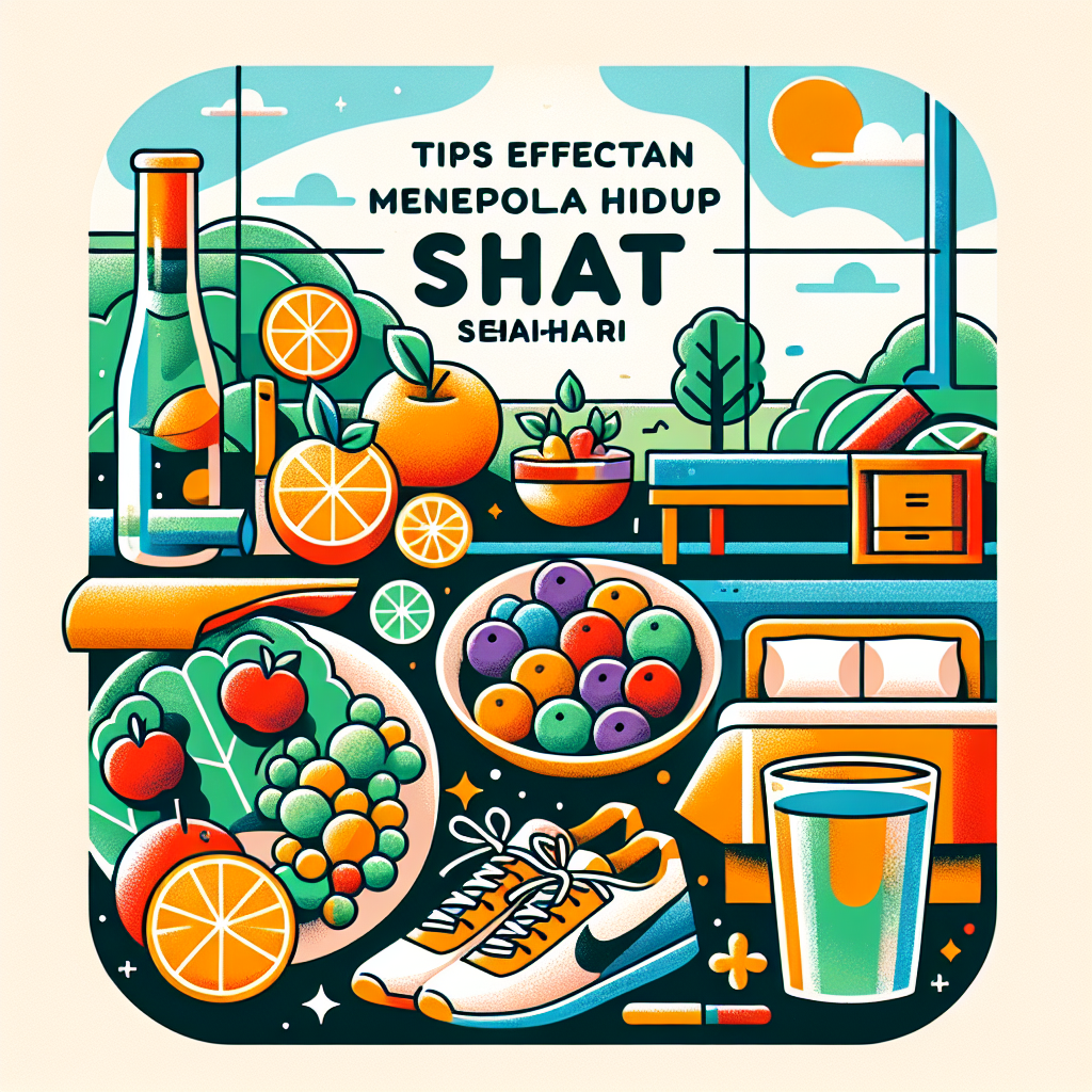 Tips Efektif Menerapkan Pola Hidup Sehat Sehari-hari