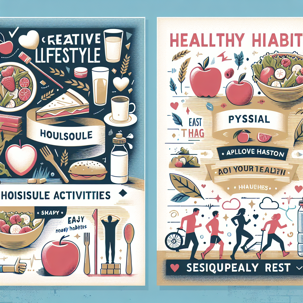 Poster Kreatif Gaya Hidup Sehat yang Mudah Digambar untuk Semua Usia